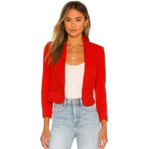 Bardot Women's Bilson Red Cropped‎ Blazer Size 10 NWT
